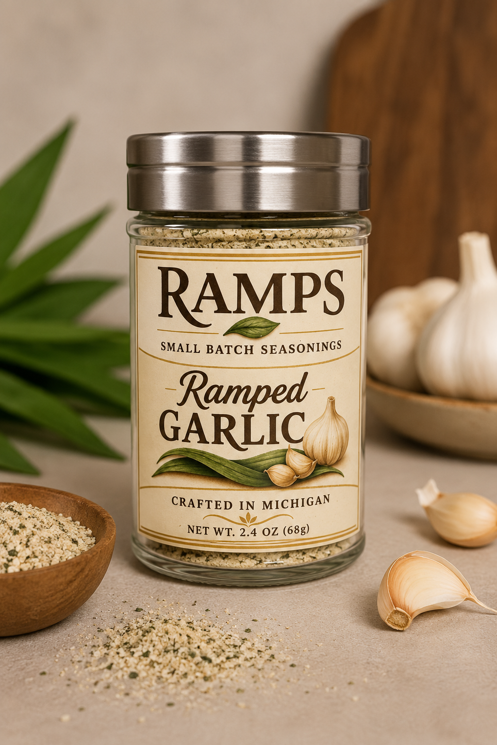 Ramped Garlic Seasoning Salt